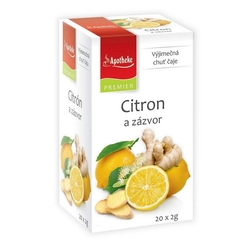 Apotheke čaj Citron a zázvor 20x2g