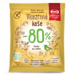 Kaše vícezrnná -80% 65g Semix