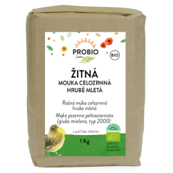 Mouka žitná celozrnná hrubě mletá 1 kg BIO PROBIO