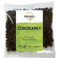 Kapky čokoládové 100 g BIO PROBIO