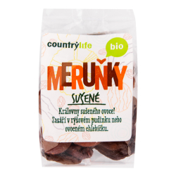 Meruňky sušené 200 g BIO   COUNTRY LIFE