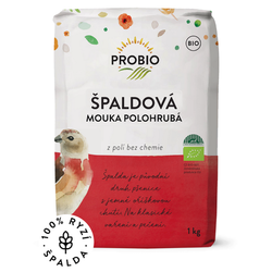 Mouka špaldová polohrubá 1 kg BIO PROBIO